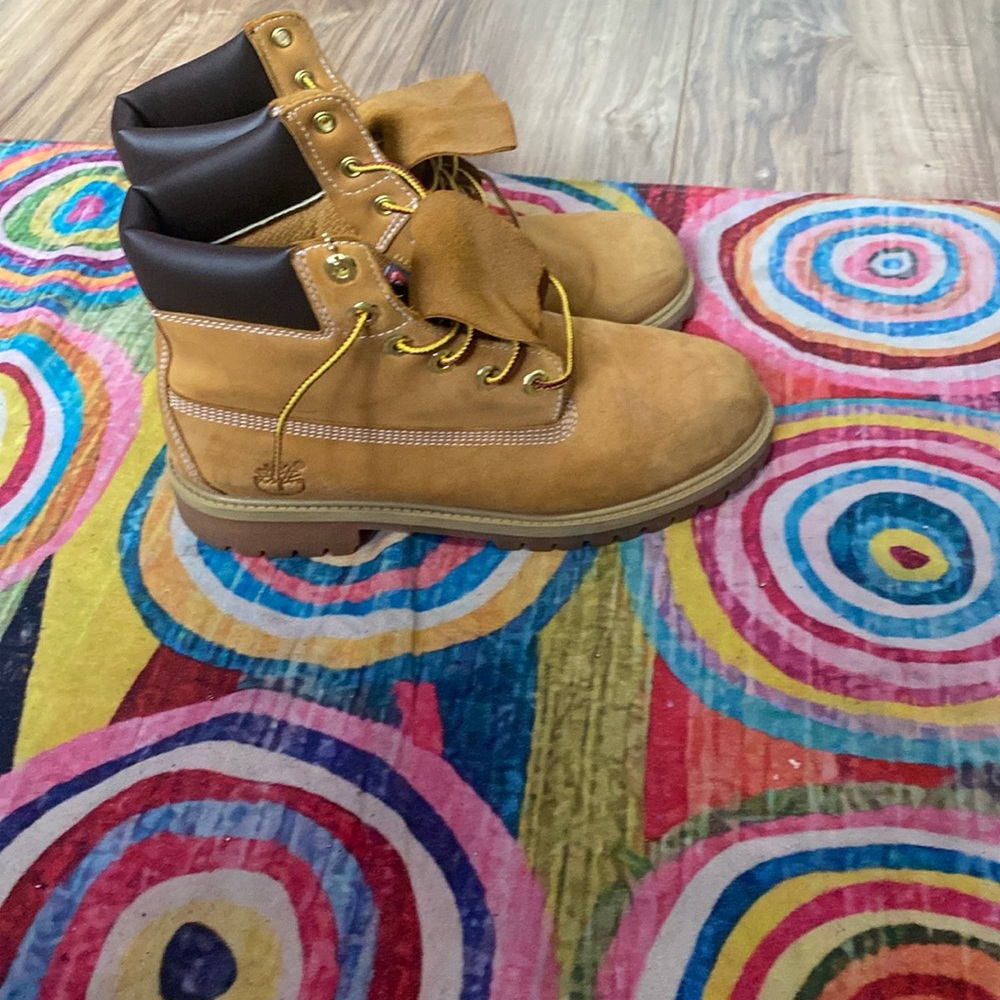 Brown original Timberland boots
